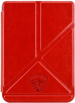 Hoesje Geschikt voor Kobo Clara 2E Origami Sleepcover - Book Case Hoes Cover - Rood - ereader hoesje - cover