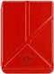 Hoesje Geschikt voor Kobo Clara 2E Origami Sleepcover - Book Case Hoes Cover - Rood - ereader hoesje - cover