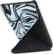 Hoesje Geschikt voor Kobo Clara 2E Origami Sleepcover - Book Case Hoes Cover - Abstract Petroleum kleuren - ereader hoesje - cover