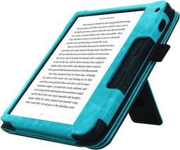 Hoesje Geschikt voor Kobo Libra 2 Hoes ZONDER SLAAP FUNCTIE Beschermhoes Cover Turquoise - ereader hoesje - cover