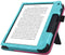 Hoesje Geschikt voor Kobo Libra 2 Sleepcover Jeans Style Hoes Roze - ereader hoesje - cover