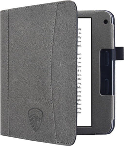 Hoesje Geschikt voor Kobo Libra 2 Sleepcover Luxe Hoes Petroleum Grijs - ereader hoesje - cover