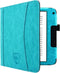 Hoesje Geschikt voor Kobo Libra 2 Sleepcover Luxe Hoes Turquoise - ereader hoesje - cover