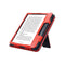 Hoesje Geschikt voor Kobo Libra H2O Sleepcover Luxe Hoes Rood - ereader hoesje - cover