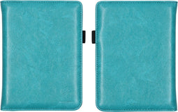 Hoesje geschikt voor Kobo Nia - iMoshion Luxe Effen Bookcase - Turquoise