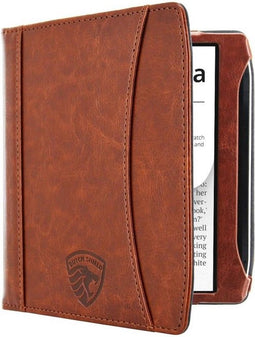 Hoesje Geschikt voor Pocketbook Era Color Luxe Hoes Beschermhoes Cover Cognac Bruin