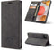 Hoesje Geschikt voor Samsung A42 met Anti Skim Bescherming - Pasjes Bookcase RFID Beschermd - Black - Luxe Telefoonhoesje Wallet Case Pasjeshouder PU Leder