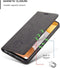 Hoesje Geschikt voor Samsung A42 met Anti Skim Bescherming - Pasjes Bookcase RFID Beschermd - Black - Luxe Telefoonhoesje Wallet Case Pasjeshouder PU Leder