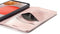 Hoesje Geschikt voor Samsung A42 met Anti Skim Bescherming - Pasjes Bookcase RFID Beschermd - Roze - Luxe Telefoonhoesje Wallet Case Pasjeshouder PU Leder