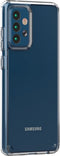 Hoesje Geschikt voor Samsung A72 Backcover Hybride Transparant Siliconen Case TPU Hoesje + 2 x Screenprotector - Luxe Telefoonhoesje Wallet Case Pasjeshouder PU Leder