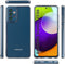 Hoesje Geschikt voor Samsung A72 Backcover Hybride Transparant Siliconen Case TPU Hoesje + 2 x Screenprotector - Luxe Telefoonhoesje Wallet Case Pasjeshouder PU Leder