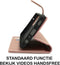 Hoesje Geschikt voor Samsung A72 met Anti Skim Bescherming - Bookcase RFID Beschermd Cover - Roze - Luxe Telefoonhoesje Wallet Case Pasjeshouder PU Leder