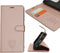 Hoesje Geschikt voor Samsung A72 met Anti Skim Bescherming - Bookcase RFID Beschermd Cover - Roze - Luxe Telefoonhoesje Wallet Case Pasjeshouder PU Leder