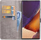 Hoesje Geschikt voor Samsung Galaxy Note 20 Ultra Hoesje Met Pasjeshouder - Mandala Bookcase - Grijs