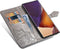 Hoesje Geschikt voor Samsung Galaxy Note 20 Ultra Hoesje Met Pasjeshouder - Mandala Bookcase - Grijs