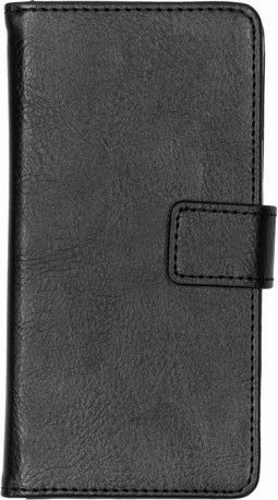 Hoesje Geschikt voor Samsung Galaxy S10 Plus Hoesje Met Pasjeshouder - Luxe Bookcase smartphone - Zwart