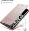 Hoesje Geschikt voor Samsung S20 Ultra met Anti Skim Bescherming - Pasjes Bookcase RFID Beschermd Cover - Roze - Luxe Telefoonhoesje Wallet Case Pasjeshouder PU Leder