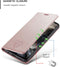 Hoesje Geschikt voor Xiaomi Poco M3 met Anti Skim Bescherming - Bookcase Pasjes RFID Beschermd Cover Case Roze Goud - Luxe Telefoonhoesje Wallet Case Pasjeshouder PU Leder