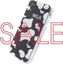 Hoesje iPhone 4 / 4S TPU Milk Zwart