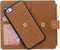 Hoesje Met Pasjeshouder Geschikt voor iPhone 6s / 6 - Luxe Portemonnee - Bruin