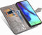 Hoesje Met Pasjeshouder Geschikt voor Motorola Moto G Pro - Mandala Bookcase - Grijs