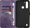Hoesje Met Pasjeshouder Geschikt voor Motorola Moto G8 Power Lite - Mandala Bookcase - Paars
