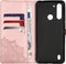 Hoesje Met Pasjeshouder Geschikt voor Motorola Moto G8 Power Lite - Mandala Bookcase - Roze