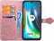 Hoesje Met Pasjeshouder Geschikt voor Motorola Moto G9 Play / Moto E7 Plus - Mandala Bookcase - Roze