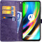 Hoesje Met Pasjeshouder Geschikt voor Motorola Moto G9 Plus - Mandala Bookcase - Paars