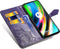 Hoesje Met Pasjeshouder Geschikt voor Motorola Moto G9 Plus - Mandala Bookcase - Paars