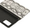 Hoesje Met Pasjeshouder Geschikt voor Samsung Galaxy A72 - Slangenprint Bookcase - Wit
