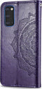 Hoesje Met Pasjeshouder Geschikt voor Samsung Galaxy S20 - Mandala Bookcase - Paars