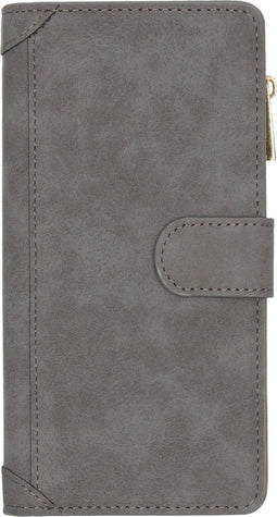 Hoesje Met Pasjeshouder Geschikt voor Samsung Galaxy S20 Plus - Luxe Portemonnee - Grijs