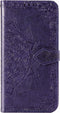 Hoesje Met Pasjeshouder Geschikt voor Samsung Galaxy S20 Ultra - Mandala Bookcase - Paars