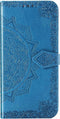 Hoesje Met Pasjeshouder Geschikt voor Xiaomi Redmi 9 - Mandala Bookcase - Turquoise