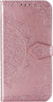 Hoesje Met Pasjeshouder Geschikt voor Xiaomi Redmi 9 - Mandala Bookcase - Roze