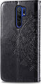 Hoesje Met Pasjeshouder Geschikt voor Xiaomi Redmi 9 - Mandala Bookcase - Zwart
