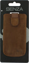 Hoesje - Senza - Slide Serie - Echt Leer Insteekhoes - Oak Brown - Hoesje Geschikt Voor