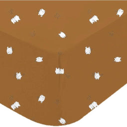 Hoeslaken - DOMIVA - BOUBOU - Jersey - Bedrukt - 70 x 140 cm