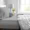 Hoeslaken - HOME LINGE PASSION - HP71769 - 160 x 200 cm + Muts 30 cm - Microvezel - 82 g - Lichtgrijs