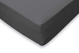 Hoeslaken Jersey Katoen Stretch 35cm Hoge Hoek - antraciet 140x210/220cm - 2 Persoons