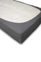 Hoeslaken Jersey Katoen Stretch 35cm Hoge Hoek - antraciet 140x210/220cm - 2 Persoons