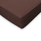 Hoeslaken Jersey Katoen Stretch 35cm Hoge Hoek - bruin 160x200cm - Lits Jumeaux