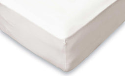 Hoeslaken Jersey Katoen Stretch 35cm Hoge Hoek - ivoor 80/90x190/200cm - 1 Persoons