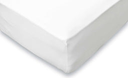 Hoeslaken Jersey Katoen Stretch 35cm Hoge Hoek - wit 160x200cm - Lits Jumeaux