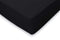 Hoeslaken Jersey Katoen Stretch 35cm Hoge Hoek - zwart 120/130/140x200cm - Twijfelaar - 2 Persoons
