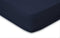 Hoeslaken Katoen Perkal 35cm Hoekhoogte - donker blauw 80x200cm