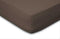 Hoeslaken Katoen Perkal 35cm Hoekhoogte - taupe 90x210/220cm