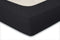 Hoeslaken Katoen Perkal 35cm Hoekhoogte - zwart 90x210/220cm