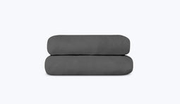 Hoeslaken van mousseline 140 x 190 (cm) / Grijs